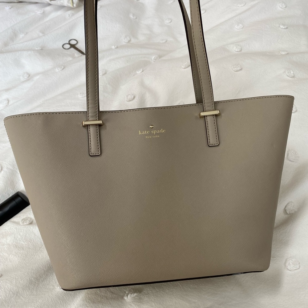 Used tan/beige Kate spade